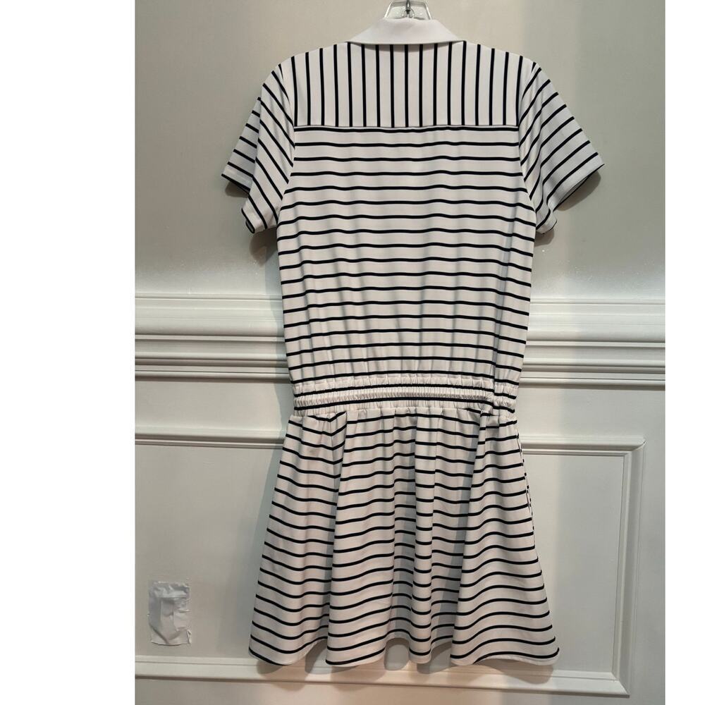 Ralph Lauren RLX Striped Stretch Jersey Polo Dress Preppy Casual Small New - Picture 3 of 7